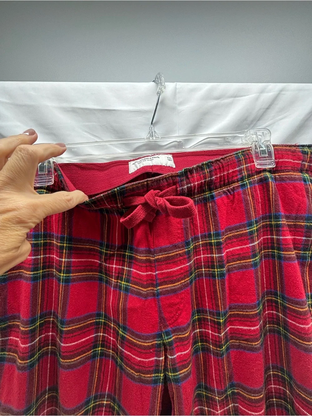 Abercrombie Fitch Pants Mens Sz XXL Heavyweight Flannel Pajama Tarten Plaid